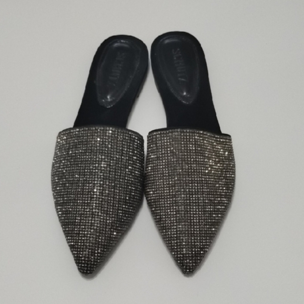 Schutz Pointed Toe Mules